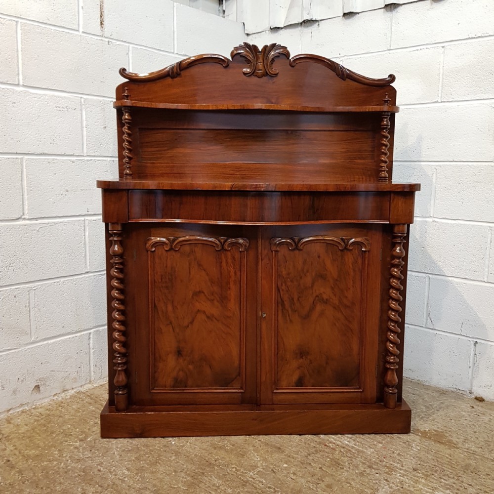 ANTIQUE SMALL WILLIAM 1V MAHOGANY CHIFFONIER C1830 View II