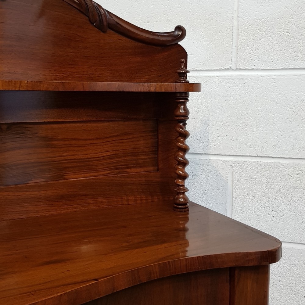 ANTIQUE SMALL WILLIAM 1V MAHOGANY CHIFFONIER C1830 View IV