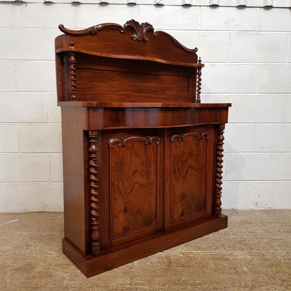ANTIQUE SMALL WILLIAM 1V MAHOGANY CHIFFONIER C1830 View VI