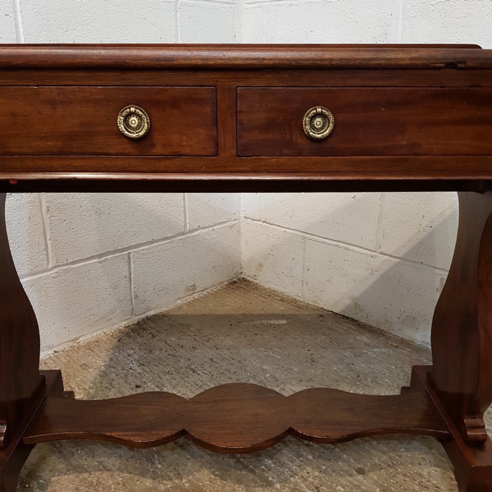ANTIQUE VICTORIAN MAHOGANY SIDE TABLE C1880 View III