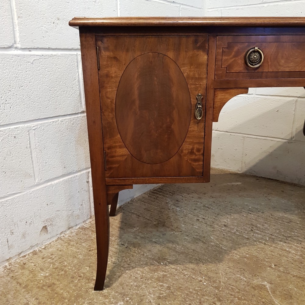 ANTIQUE EDWARDIAN REGENCY MAHOGANY WRITING DESK C1900 View III