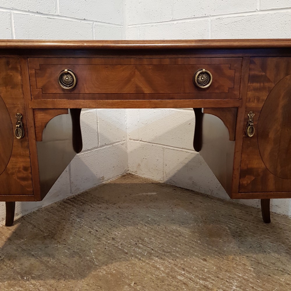 ANTIQUE EDWARDIAN REGENCY MAHOGANY WRITING DESK C1900 View V