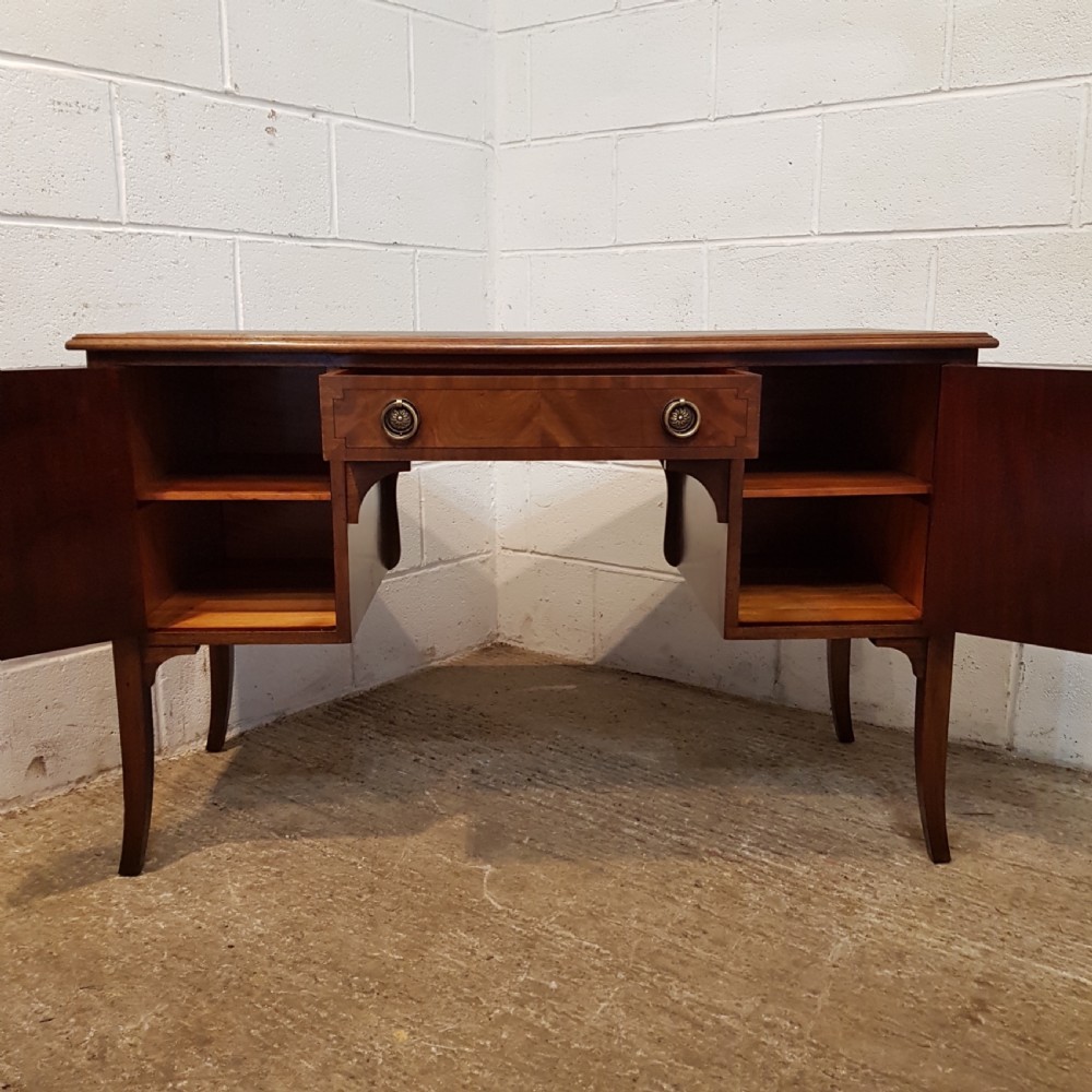 ANTIQUE EDWARDIAN REGENCY MAHOGANY WRITING DESK C1900 View VI