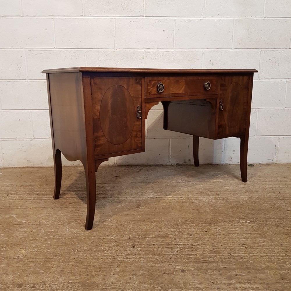 ANTIQUE EDWARDIAN REGENCY MAHOGANY WRITING DESK C1900 View VII