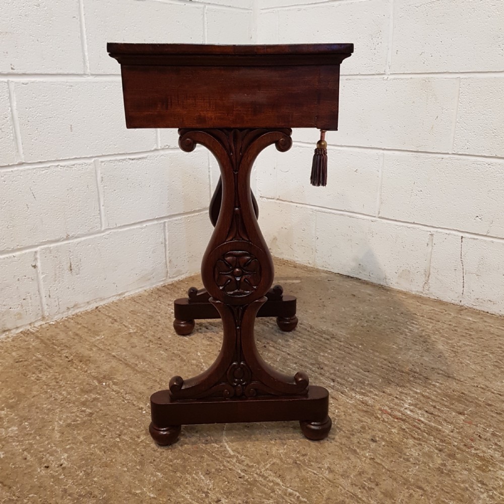 ANTIQUE WILLIAM 1V MAHOGANY SIDE TABLE C1830 View V
