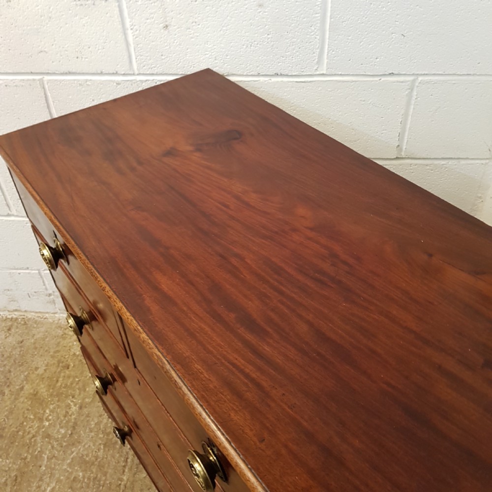 ANTIQUE 18TH CENTURY PERIOD MAHOGANY CHEST OF DRAWERS C1780 View IV