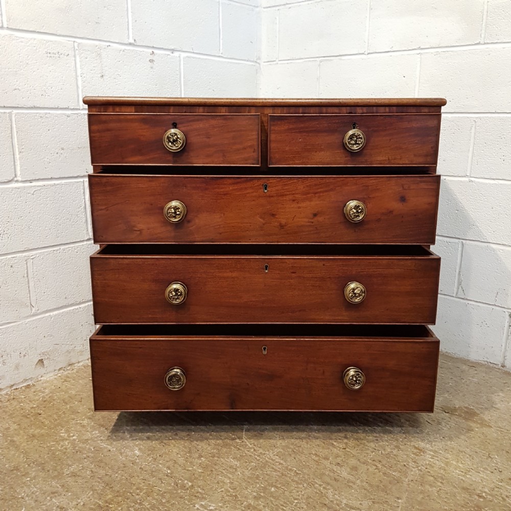 ANTIQUE 18TH CENTURY PERIOD MAHOGANY CHEST OF DRAWERS C1780 View VI