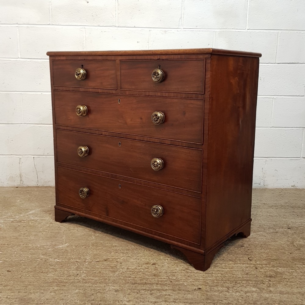 ANTIQUE 18TH CENTURY PERIOD MAHOGANY CHEST OF DRAWERS C1780 View VII