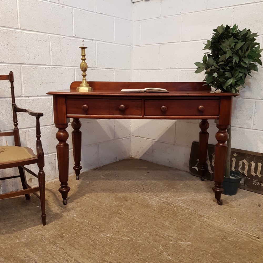 ANTIQUE WILLIAM 1V MAHOGANY WRITING TABLE C1830