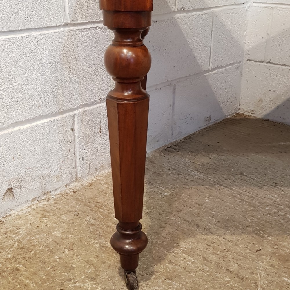 ANTIQUE WILLIAM 1V MAHOGANY WRITING TABLE C1830 View III