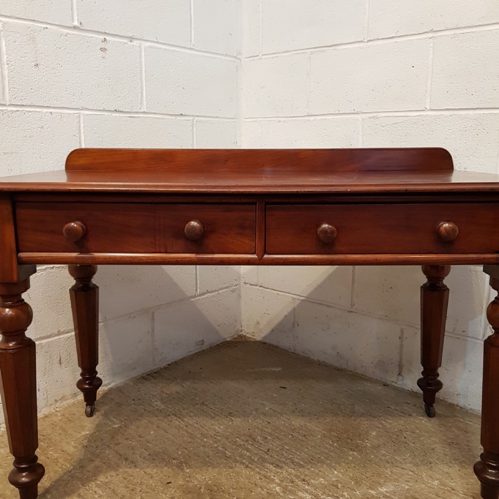 ANTIQUE WILLIAM 1V MAHOGANY WRITING TABLE C1830 View IV