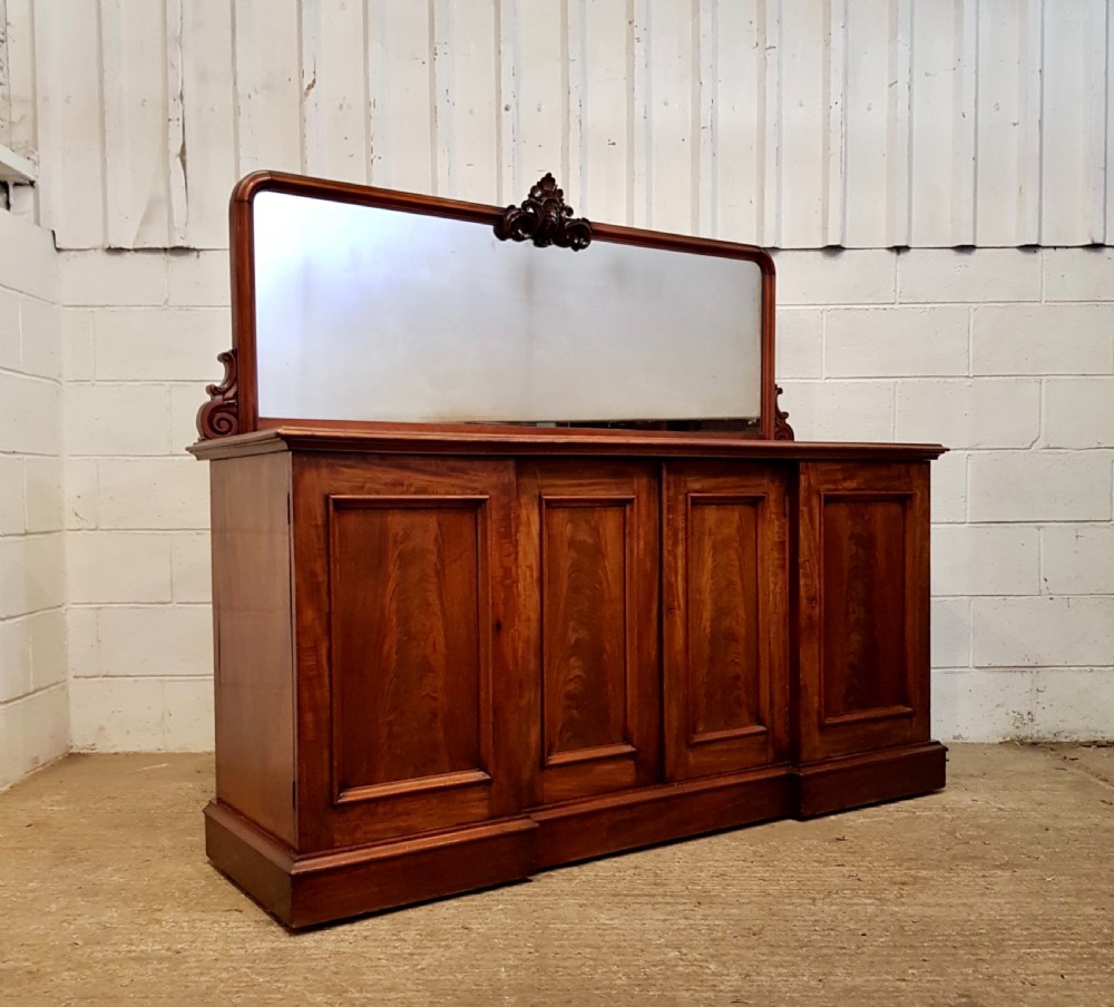 ANTIQUE VICTORIAN MAHOGANY MIRROR BACK CHIFFONIER C1880 View IX