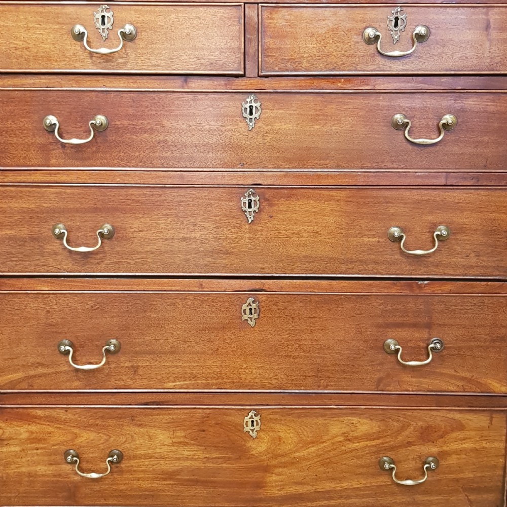 ANTIQUE REGENCY MAHOGANY CHEST OF DRAWERS C1820 View II