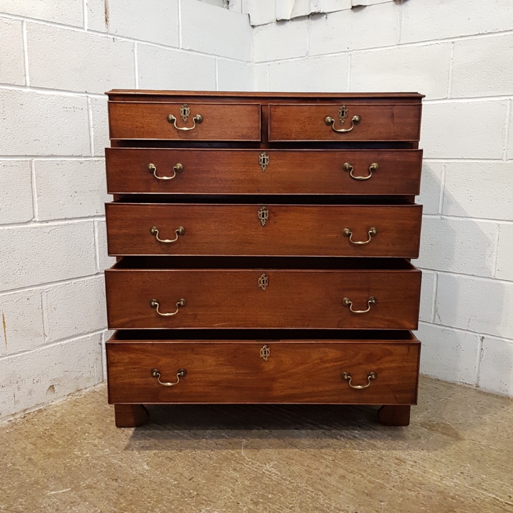 ANTIQUE REGENCY MAHOGANY CHEST OF DRAWERS C1820 View IV