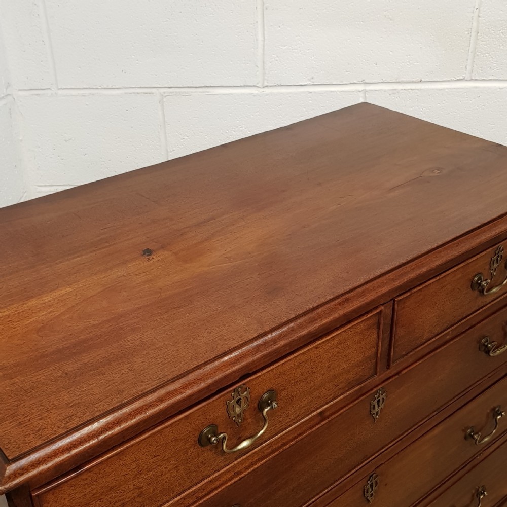 ANTIQUE REGENCY MAHOGANY CHEST OF DRAWERS C1820 View V