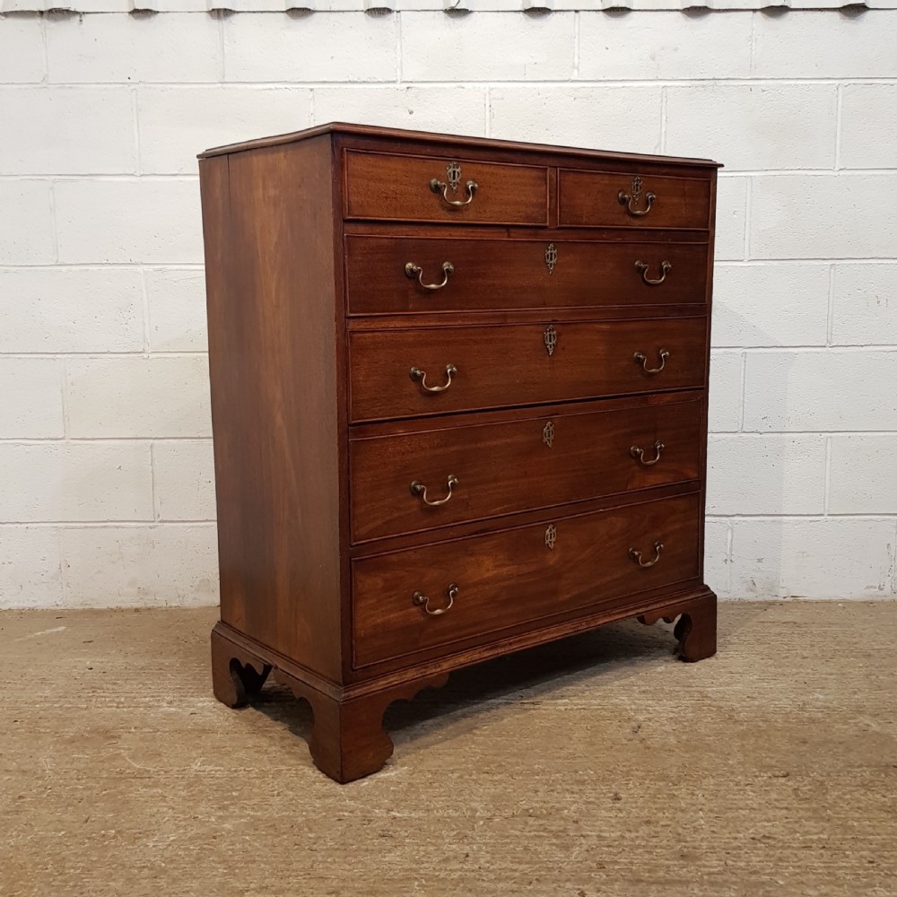 ANTIQUE REGENCY MAHOGANY CHEST OF DRAWERS C1820 View VI