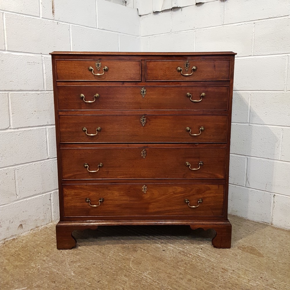 ANTIQUE REGENCY MAHOGANY CHEST OF DRAWERS C1820 View VII