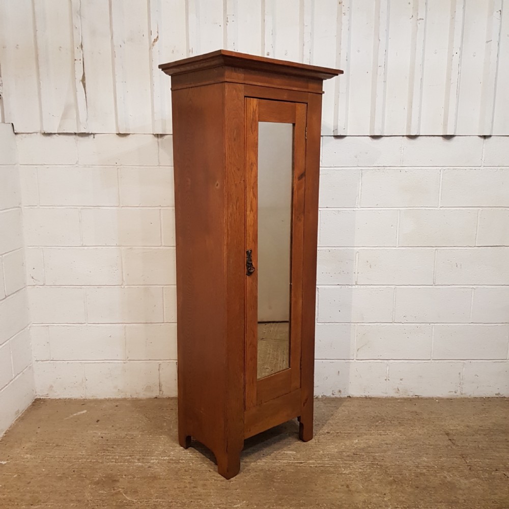 ANTIQUE ARTS & CRAFTS OAK HALL WARDROBE C1914 View IX