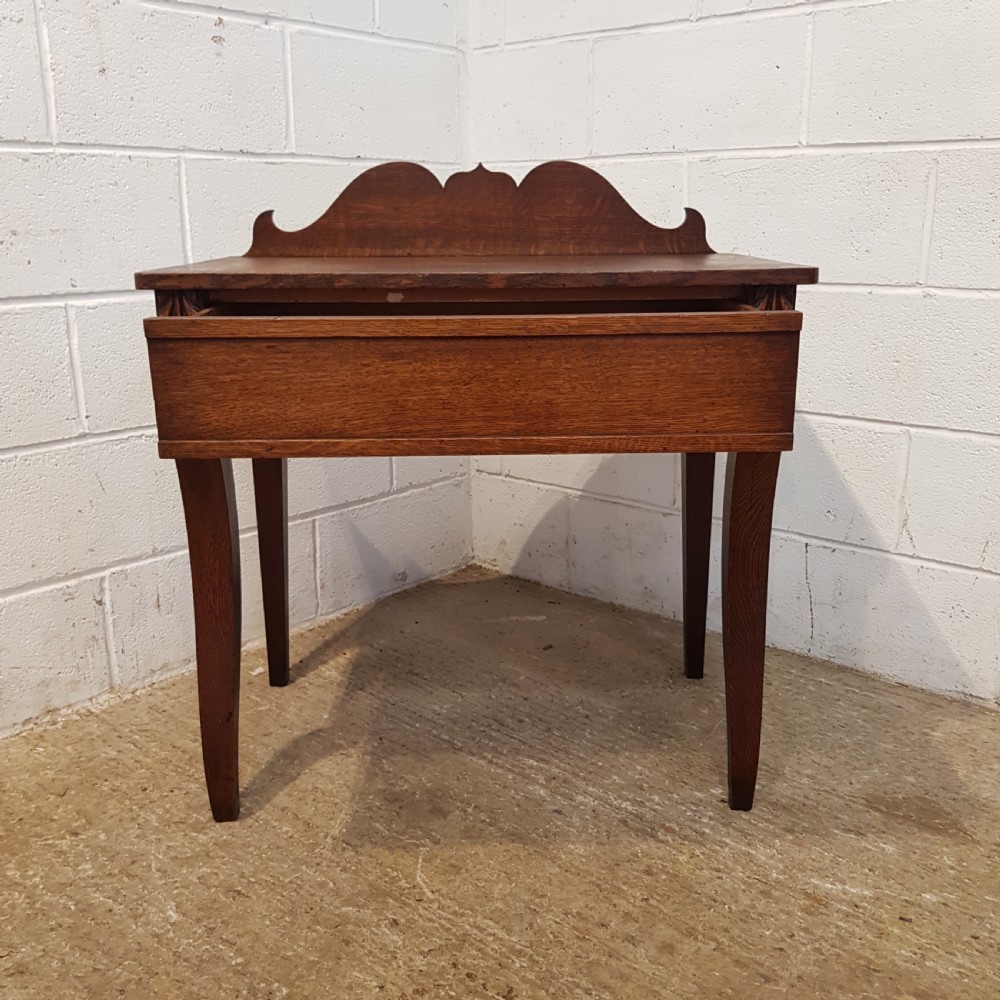 ANTIQUE WILLIAM 1V OAK HALL TABLE C1830 View IV