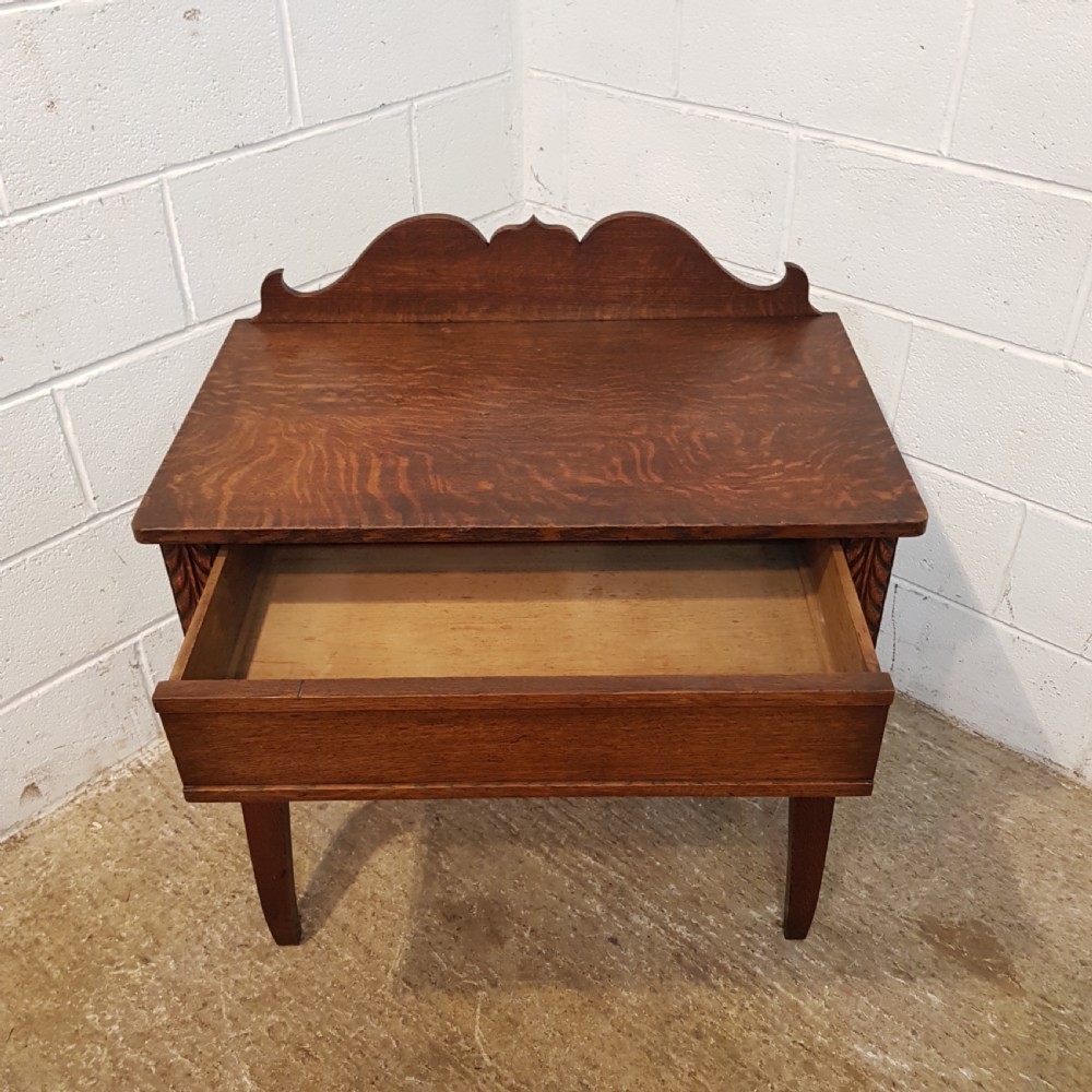 ANTIQUE WILLIAM 1V OAK HALL TABLE C1830 View V