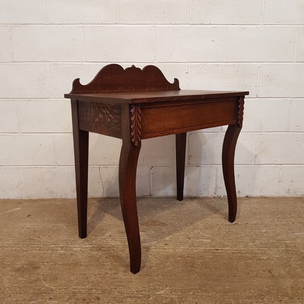 ANTIQUE WILLIAM 1V OAK HALL TABLE C1830 View VI