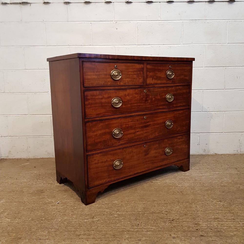 ANTIQUE REGENCY MAHOGANY CHEST OF DRAWERS C1820 View VI