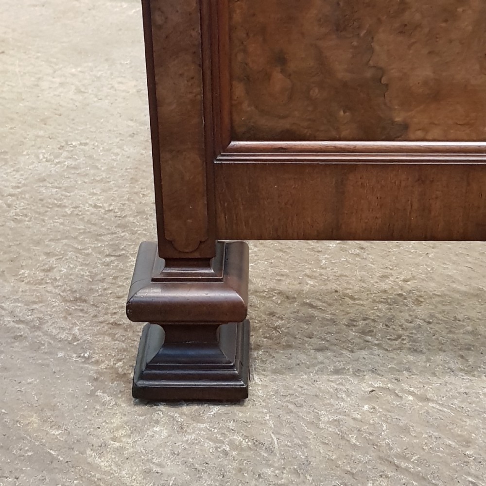 ANTIQUE ART DECO BURR WALNUT DOUBLE BED C1920 View III
