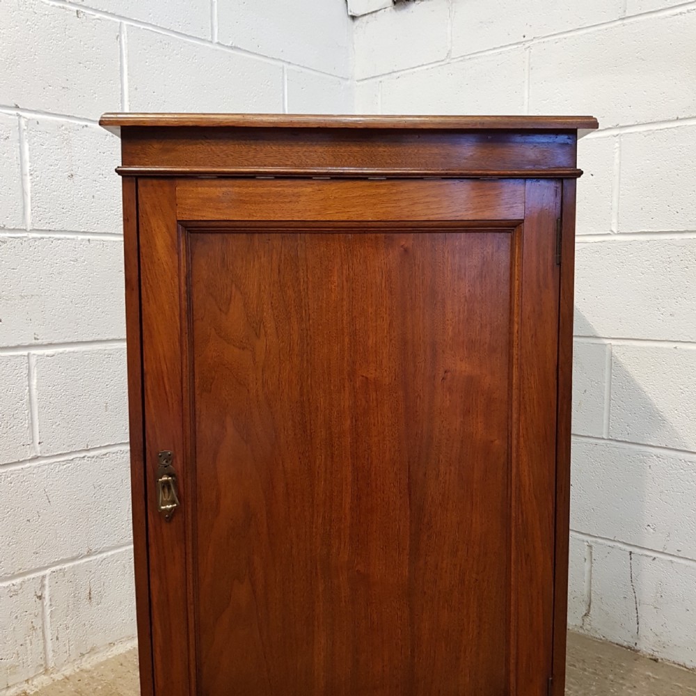 ANTIQUE EDWARDIAN MAHOGANY LINEN CUPBOARD C1900 View IV