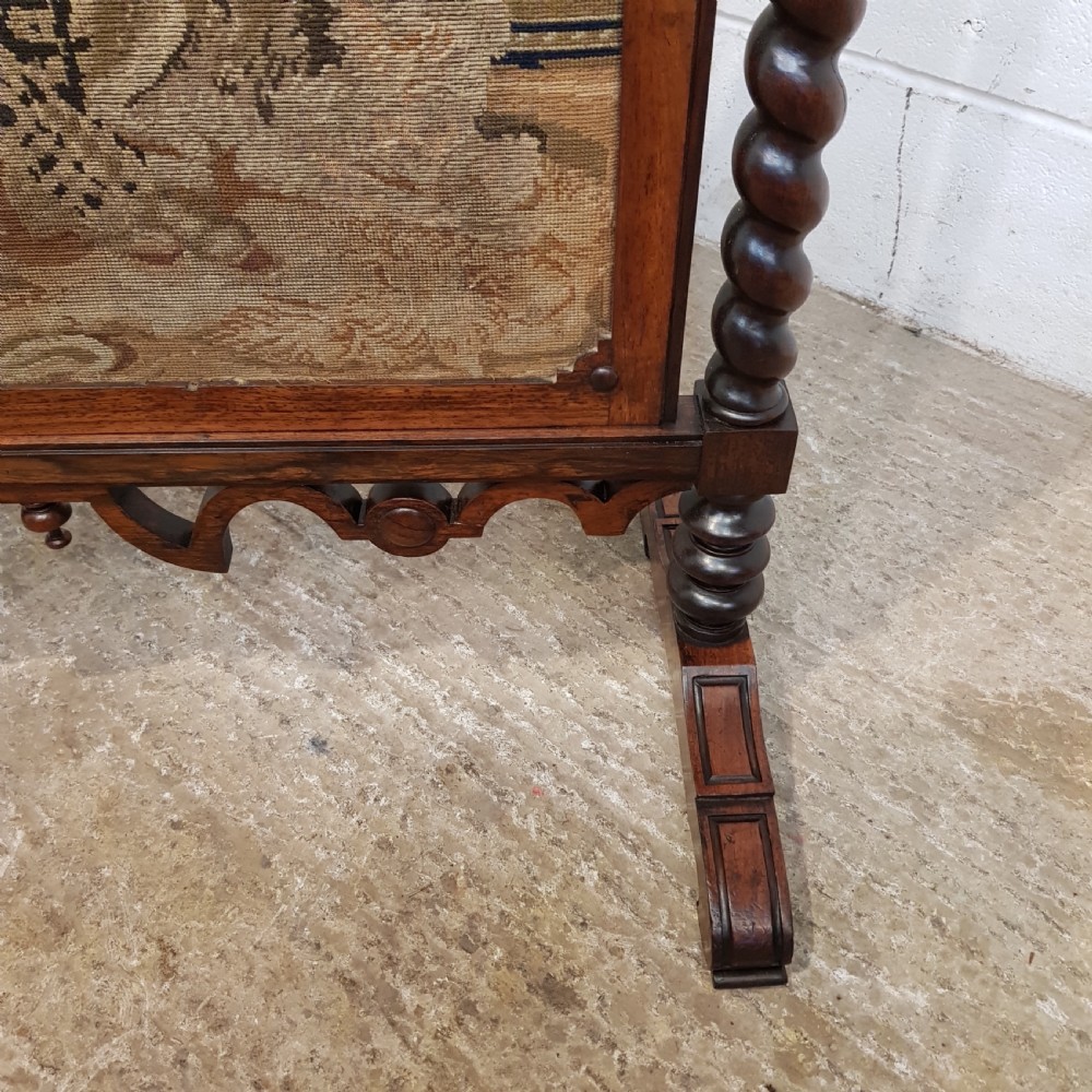 ANTIQUE WILLIAM 1V MAHOGANY FIRE SCREEN C1830  View VII
