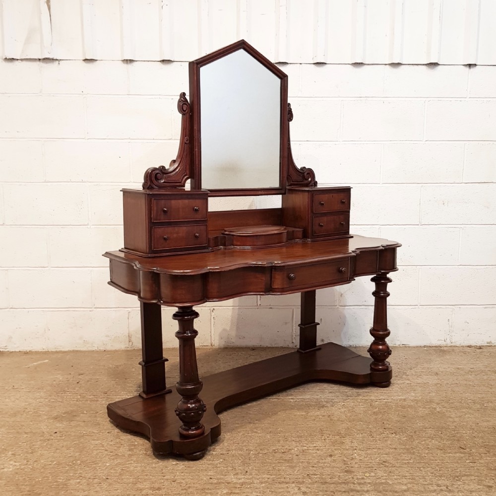 ANTIQUE VICTORIAN MAHOGANY DUCHESS DRESSING TABLE C1880 View VII