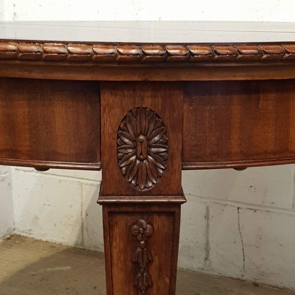 ANTIQUE VICTORIAN MAHOGANY EXTENDING DINING TABLE C1880 View V