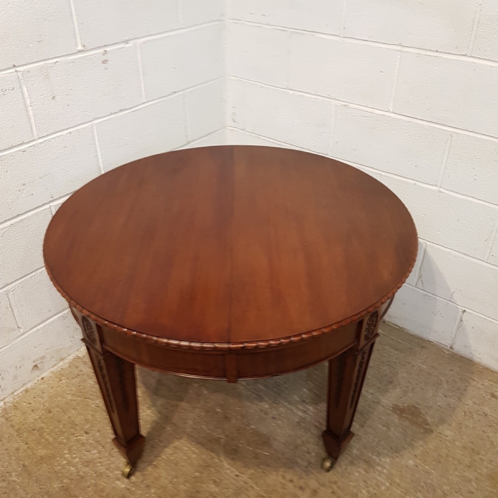 ANTIQUE VICTORIAN MAHOGANY EXTENDING DINING TABLE C1880 View VI
