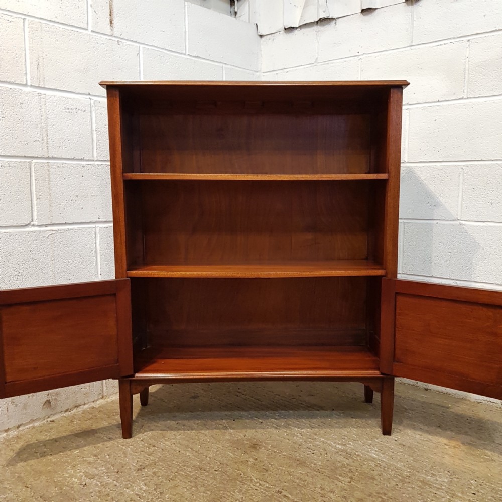 ANTIQUE EDWARDIAN MAHOGANY OPEN BOOKCASE C1900 View VI
