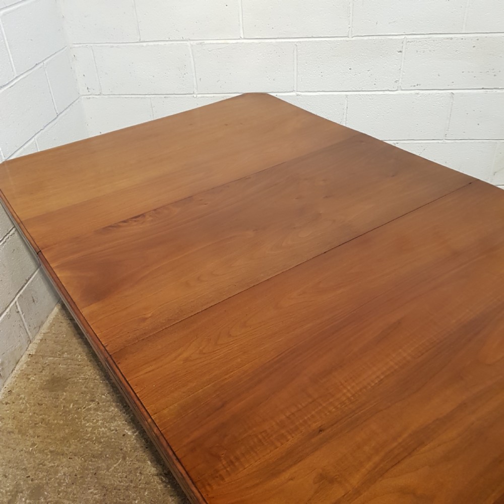ANTIQUE VICTORIAN WALNUT EXTENDING DINING TABLE SEATS 8-10 C1890 View V