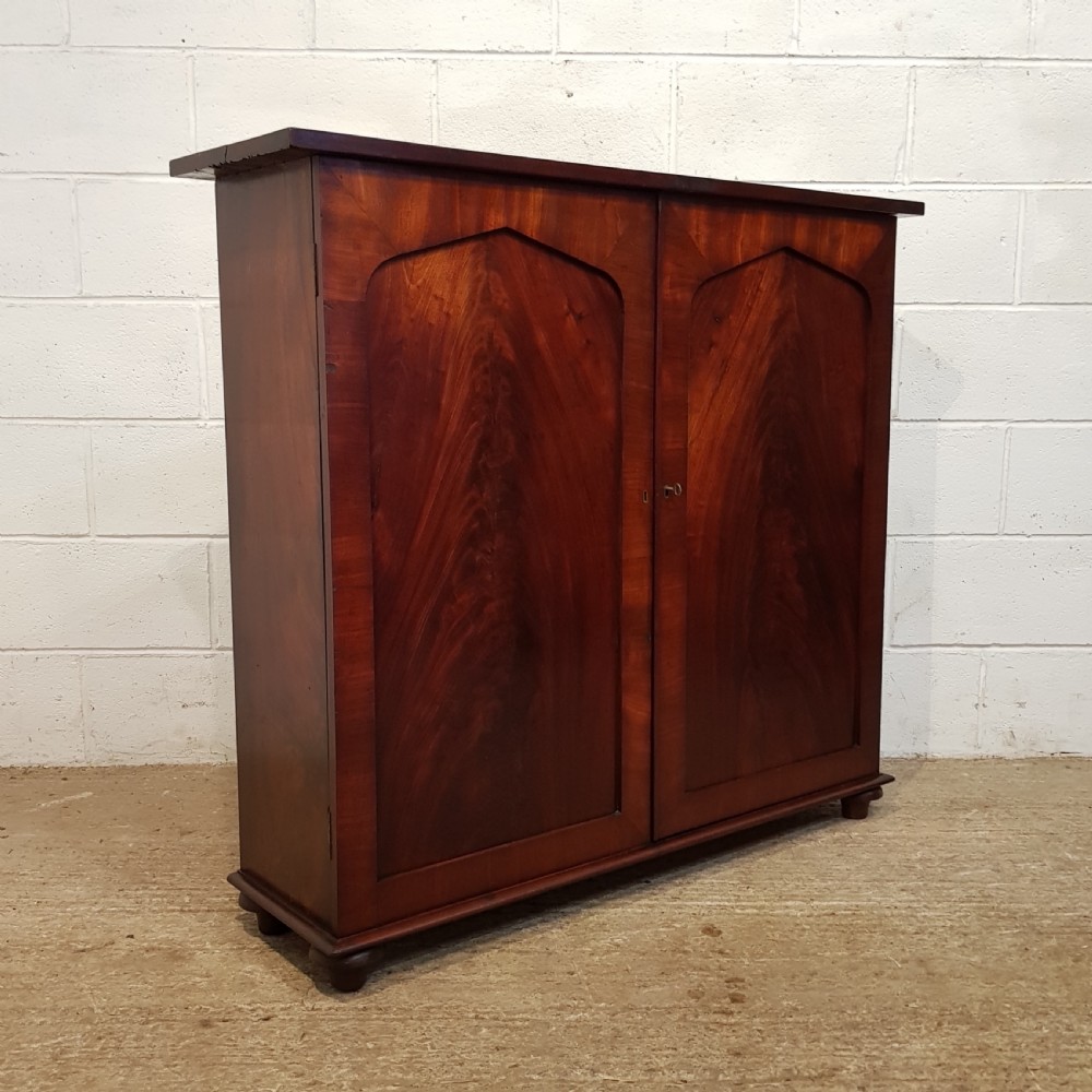 ANTIQUE WILLIAM 1V MAHOGANY CUPBOARD C1830 View V