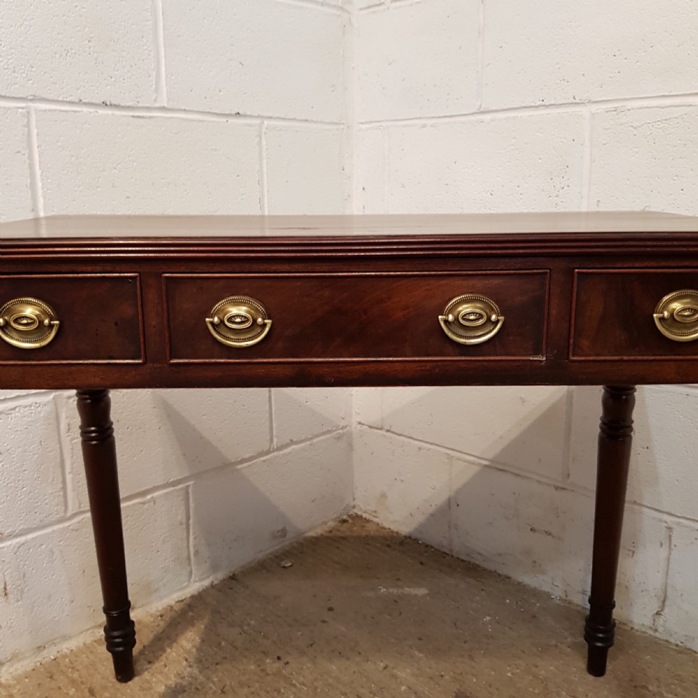 ANTIQUE REGENCY MAHOGANY SIDE TABLE C1920 View IV