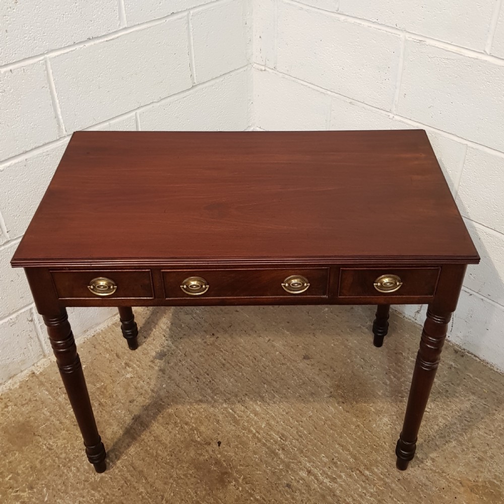 ANTIQUE REGENCY MAHOGANY SIDE TABLE C1920 View VII