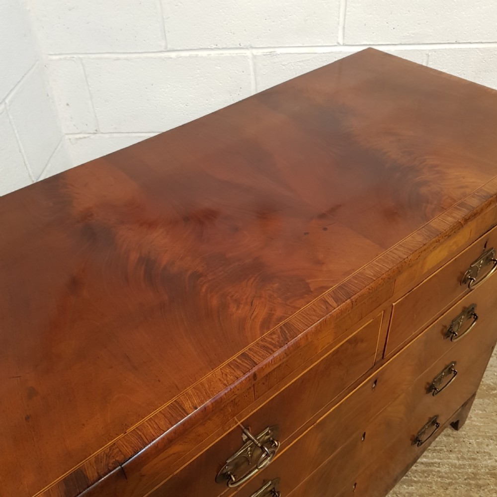 ANTIQUE REGENCY MAHOGANY CHEST OF DRAWERS C1820 View III