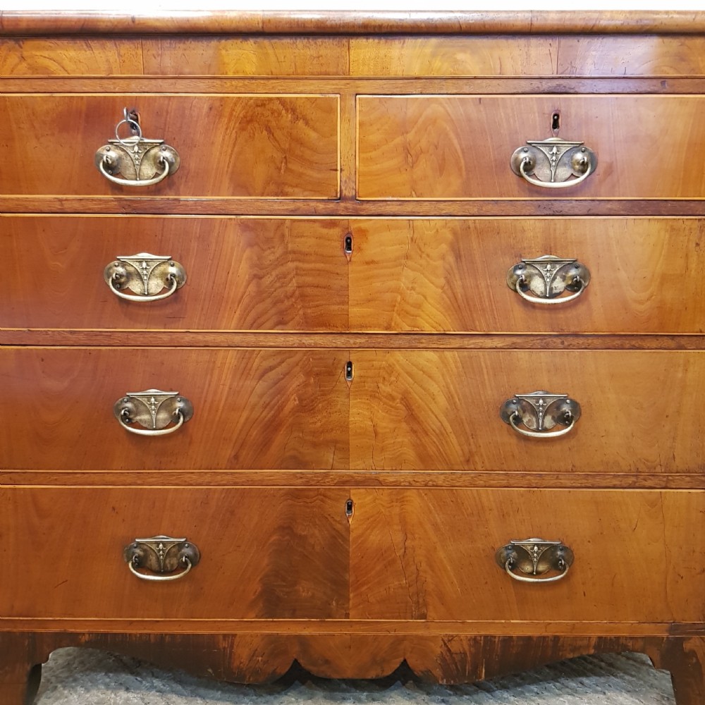 ANTIQUE REGENCY MAHOGANY CHEST OF DRAWERS C1820 View IV