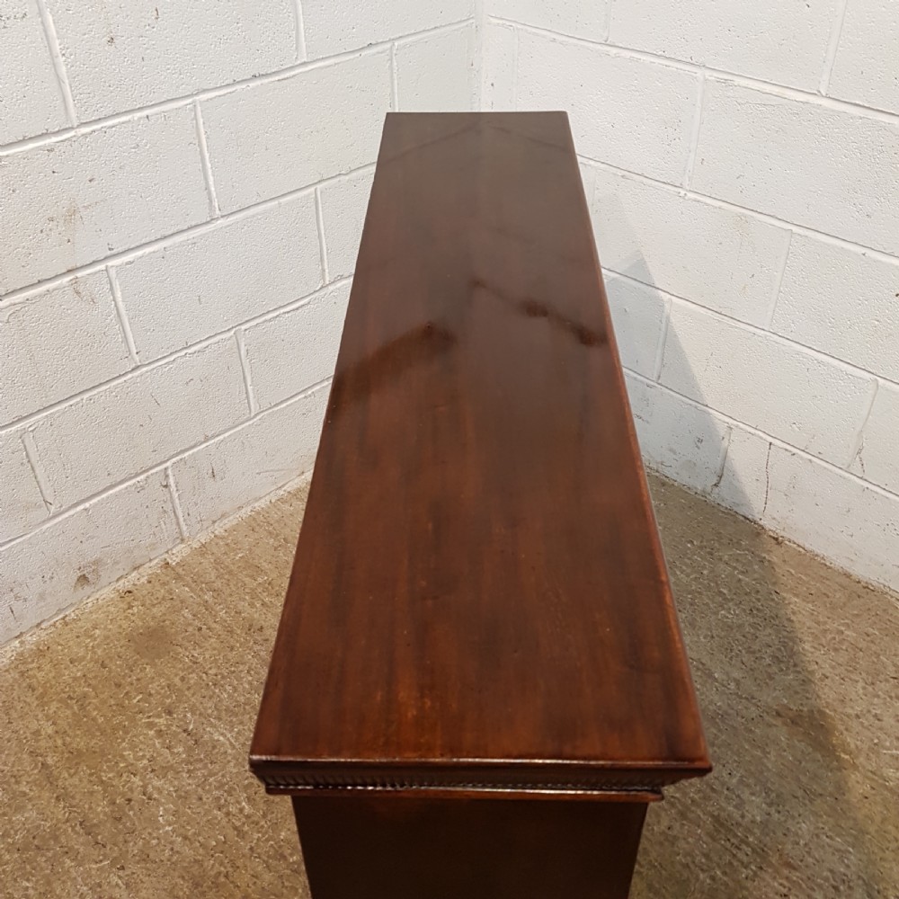 ANTIQUE VICTORIAN MAHOGANY OPEN BOOKCASE C1880 View VI