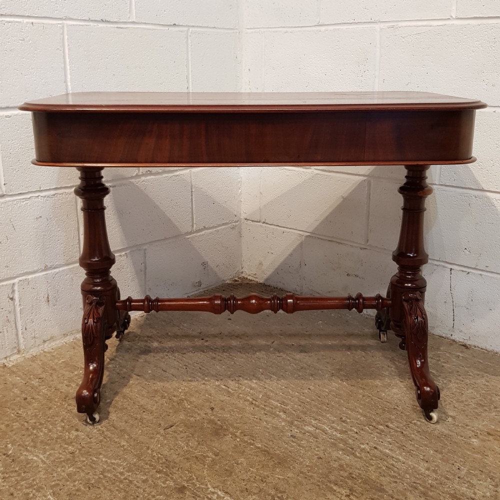 ANTIQUE VICTORIAN MAHOGANY SIDE TABLE C1880 View II