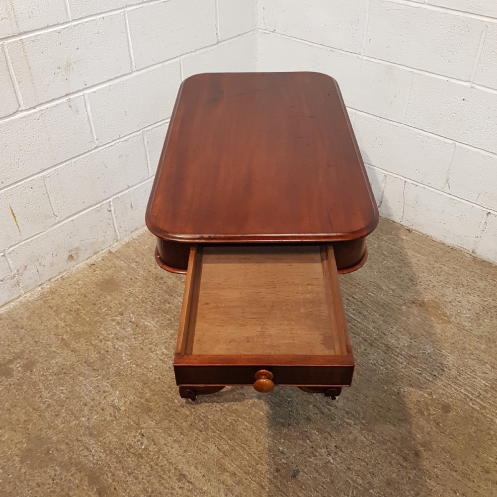 ANTIQUE VICTORIAN MAHOGANY SIDE TABLE C1880 View III