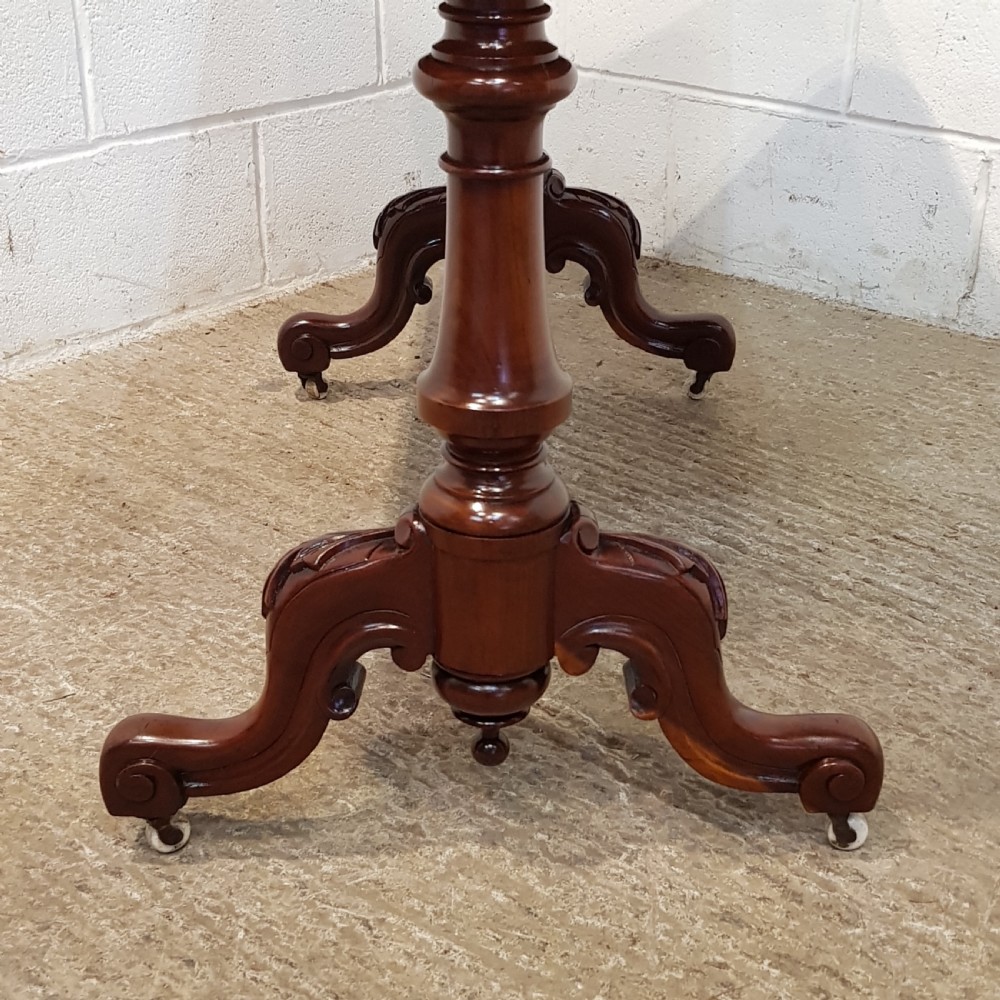 ANTIQUE VICTORIAN MAHOGANY SIDE TABLE C1880 View IV