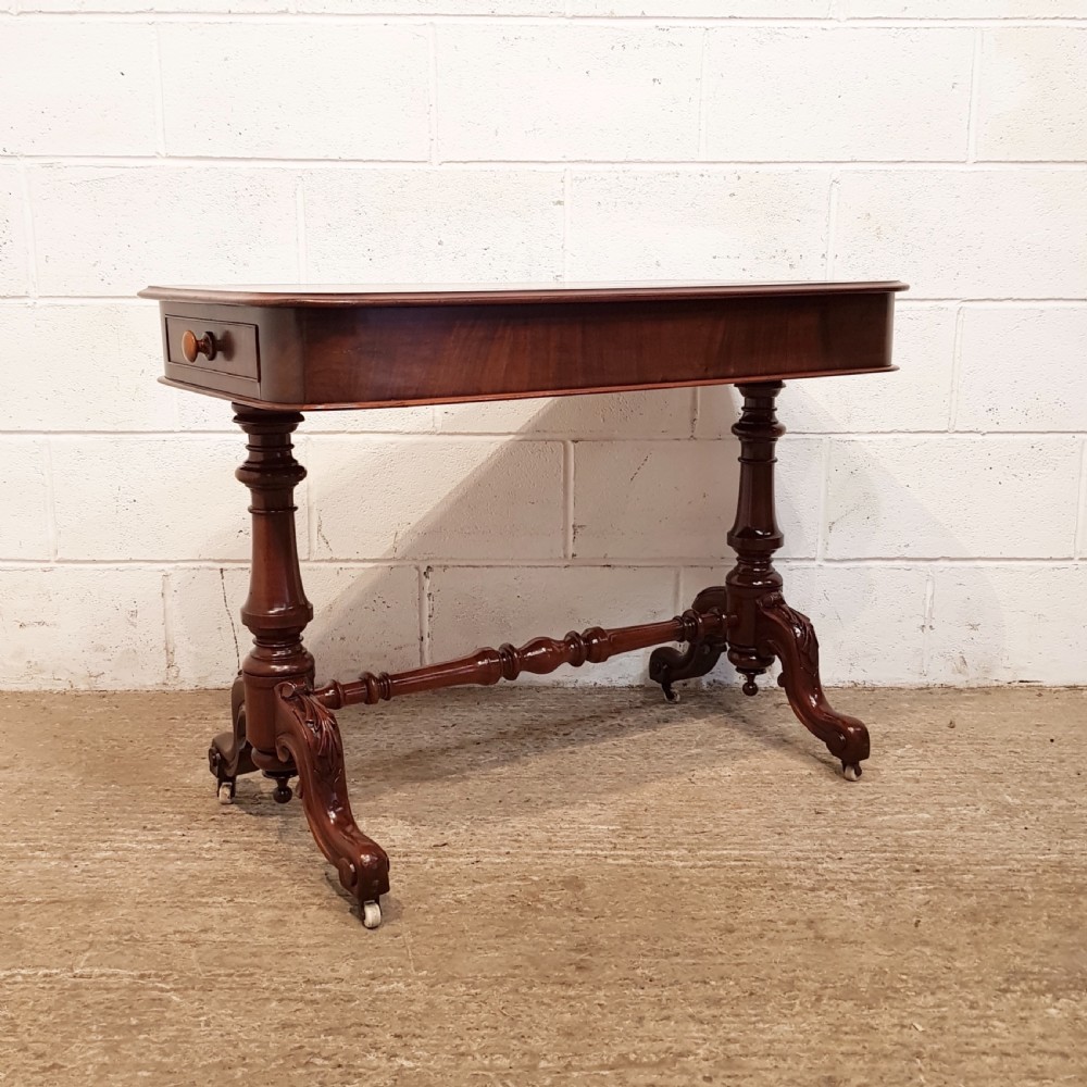 ANTIQUE VICTORIAN MAHOGANY SIDE TABLE C1880 View VI