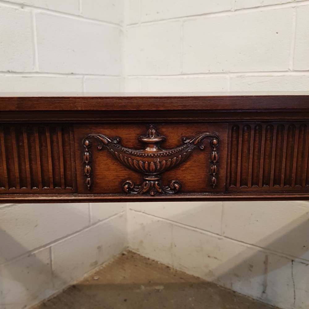 ANTIQUE EDWARDIAN MAHOGANY CONSOLE TABLE BY WARING & GILLOWS C1900 View III