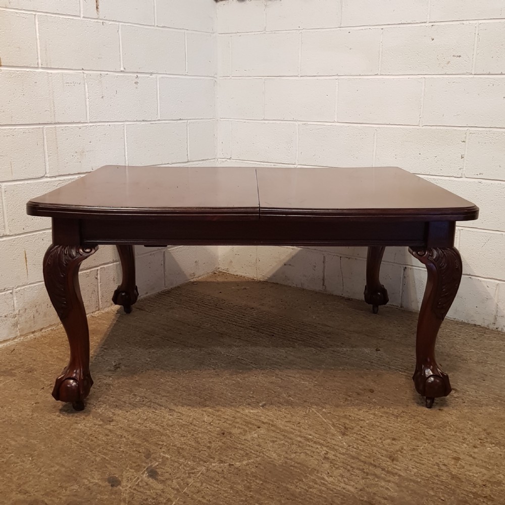 ANTIQUE VICTORIAN MAHOGANY EXTENDING DINING TABLE C1880 SEATS UP TO 12 View VI