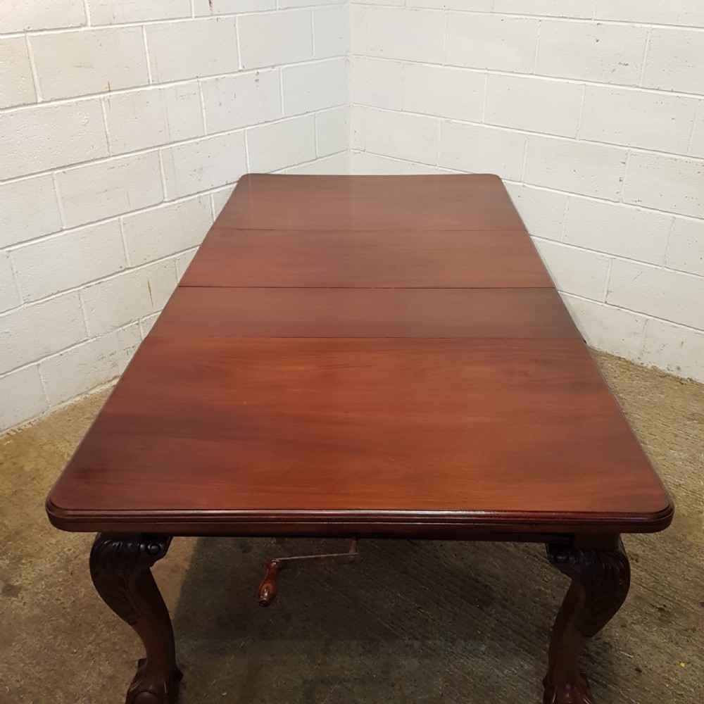 ANTIQUE VICTORIAN MAHOGANY EXTENDING DINING TABLE C1880 SEATS UP TO 12 View VII