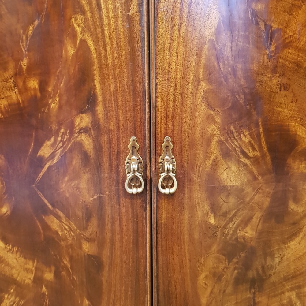 ANTIQUE EDWARDIAN BURR WALNUT TALLBOY C 1920 View IV