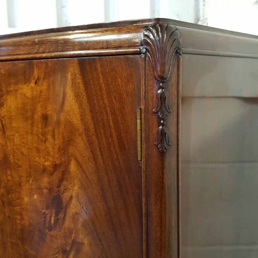 ANTIQUE EDWARDIAN BURR WALNUT TALLBOY C 1920 View VII