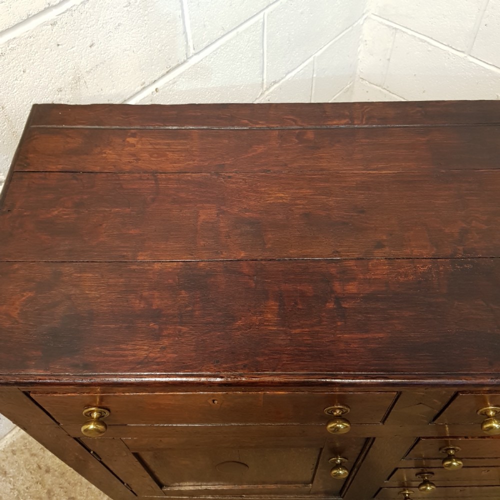 ANTIQUE 18TH CENTURY COUNTRY OAK DRESSER BASE C1780 View VII
